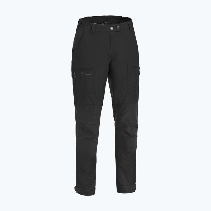 Pantaloni da trekking da donna Pinewood Caribou TC nero/nero 5