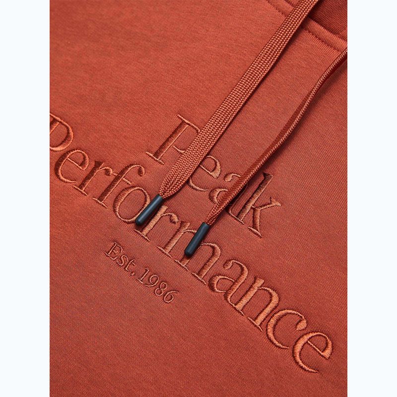Felpa Peak Performance Original Hood da uomo con cappuccio speziato 4