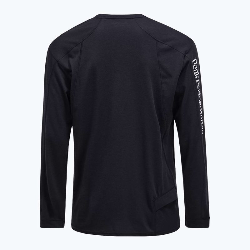 Peak Performance Trail Wool Blend Longsleeve Uomo nero 2