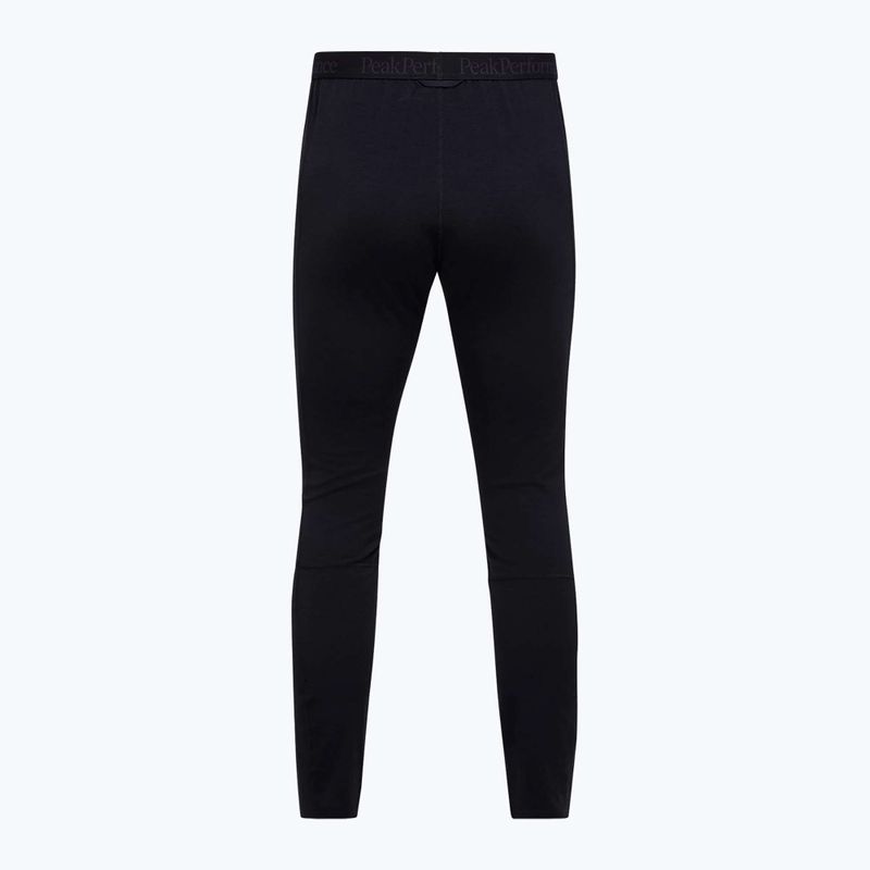 Pantaloni termici da uomo Peak Performance Magic 7/8 Johns Long Wool-Blend Baselayer black/black 4