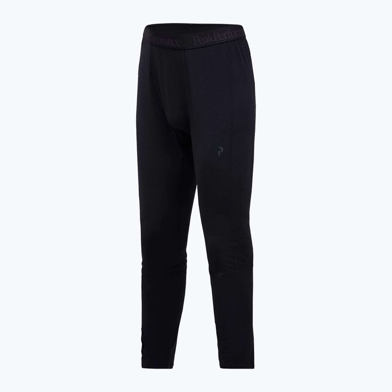 Pantaloni termici da uomo Peak Performance Magic 7/8 Johns Long Wool-Blend Baselayer black/black 5