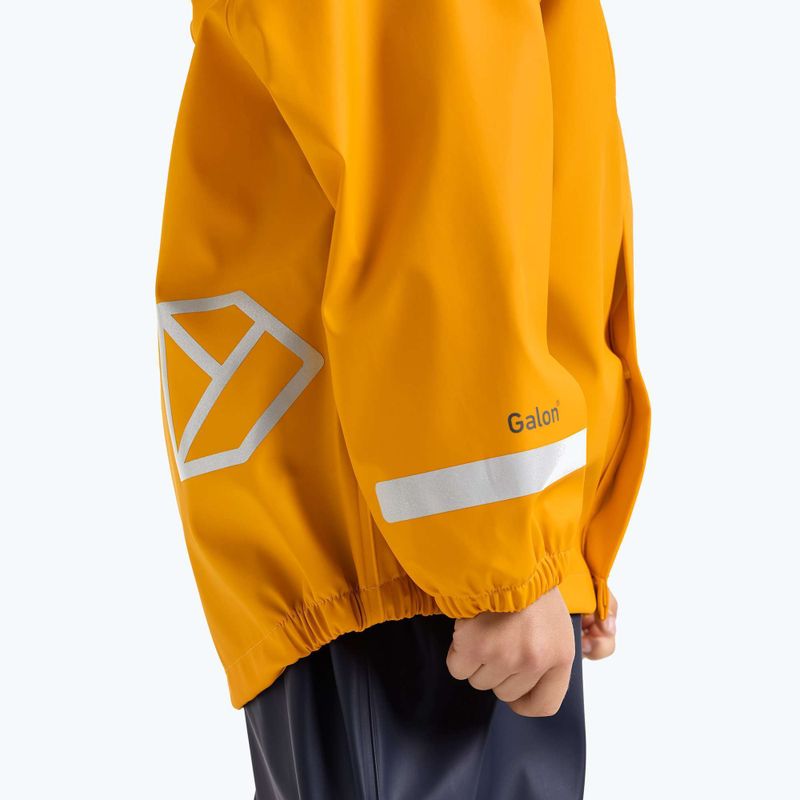 Giacca antipioggia per bambini Didriksons Slaskeman oat yellow 7