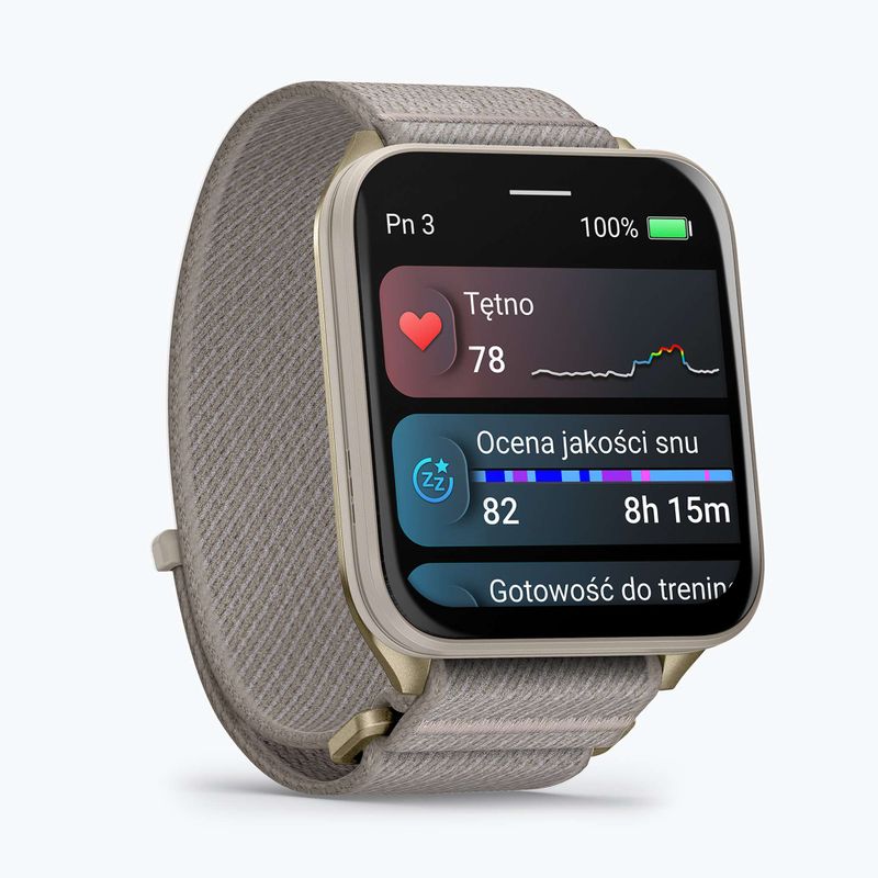 Orologio Garmin Venu X1 soft gold/french gray 2