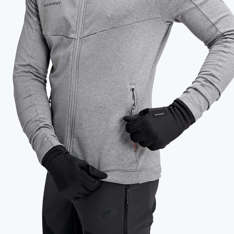 Guanti da trekking Mammut Fleece Pro nero 6