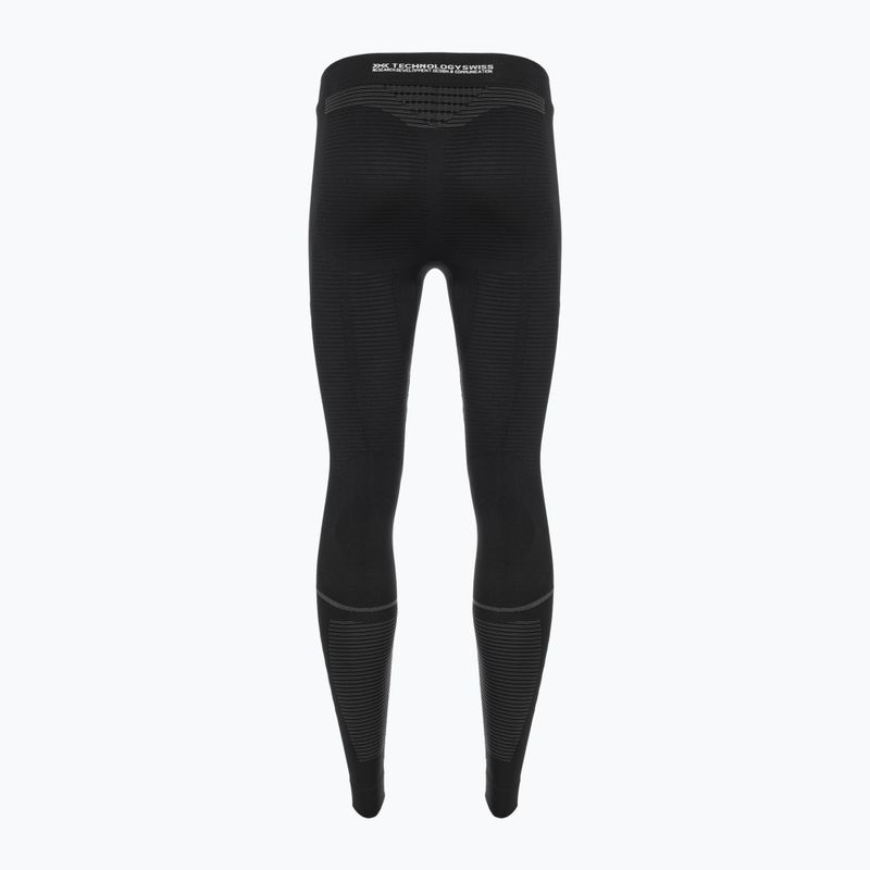 Pantaloni termoattivi da donna X-Bionic Invent 4.0 Run Speed nero/carbonio 2