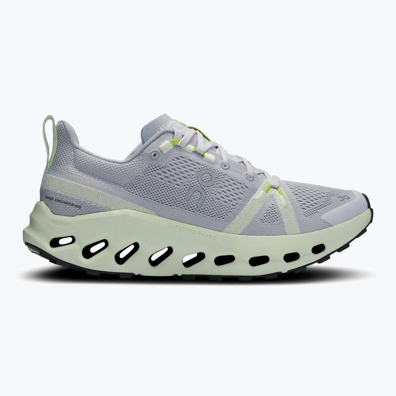 Scarpe da trail running On Cloudsurfer da donna, frost/lima 9