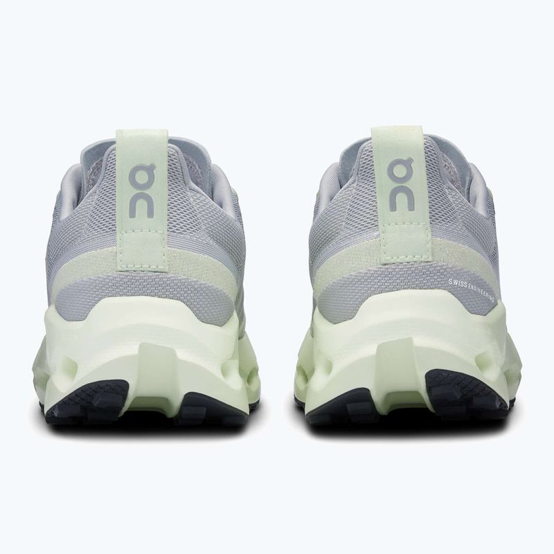 Scarpe da trail running On Cloudsurfer da donna, frost/lima 11