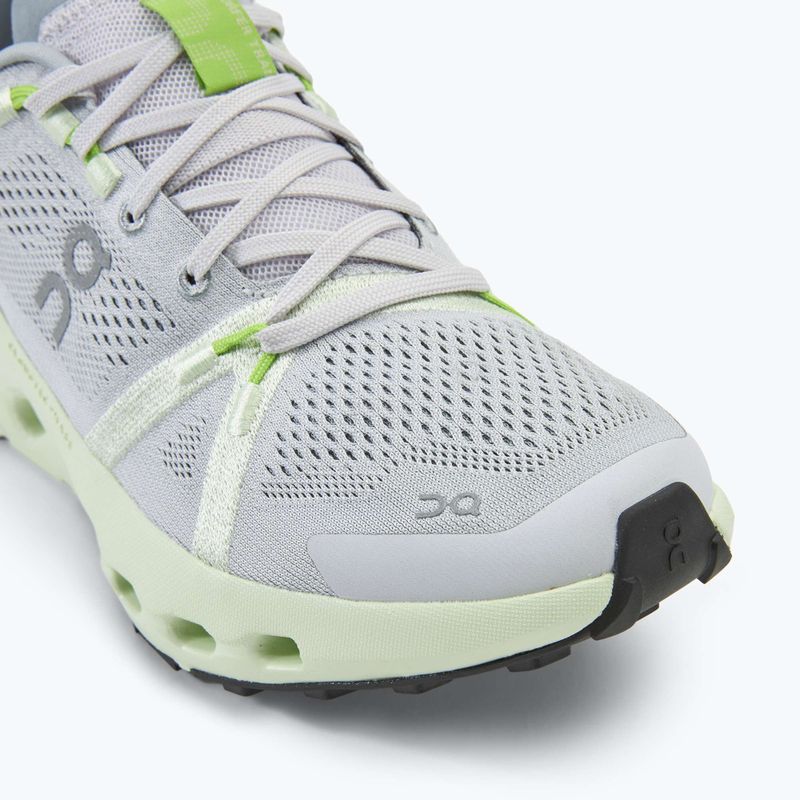 Scarpe da trail running On Cloudsurfer da donna, frost/lima 7