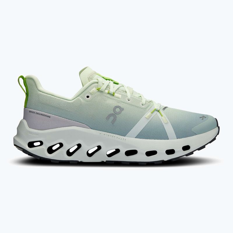 Scarpe da corsa da donna On Cloudsurfer Trail Waterproof lima/minerale 9