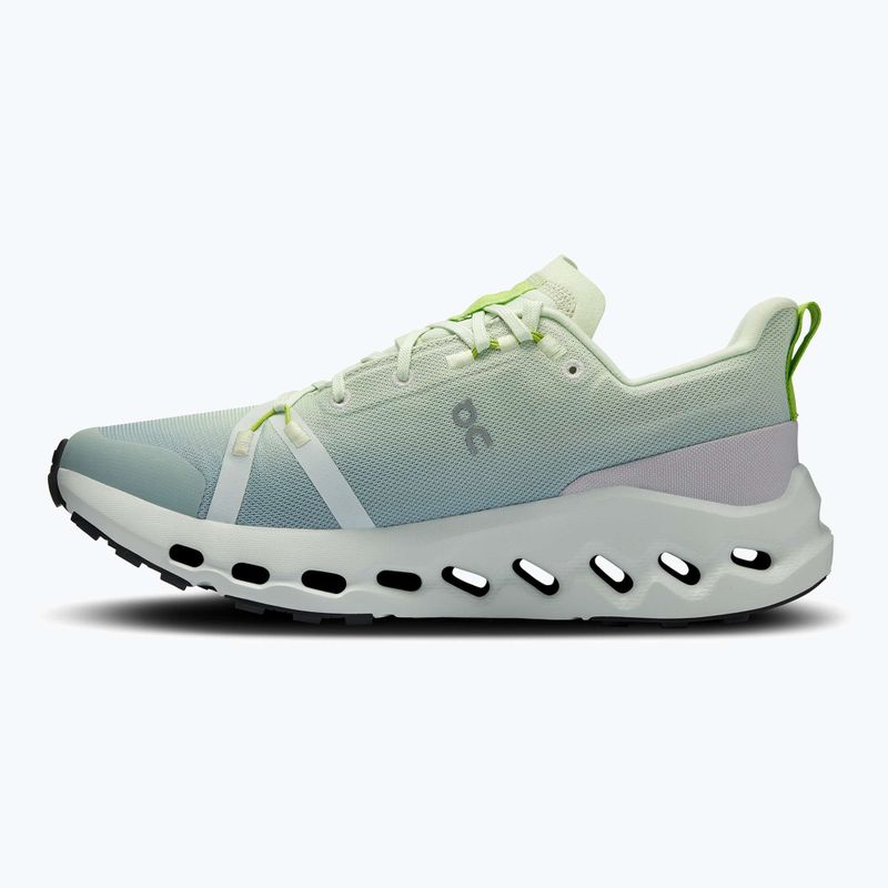 Scarpe da corsa da donna On Cloudsurfer Trail Waterproof lima/minerale 10