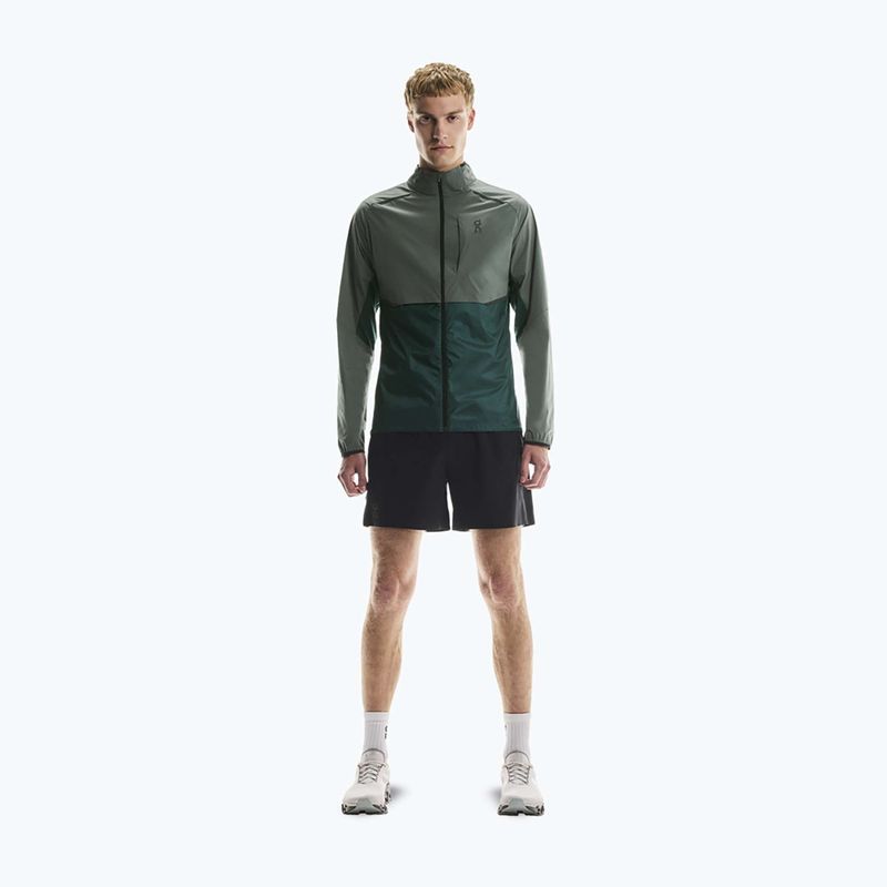 Giacca da corsa da uomo On Weather spirulina/oliva 2