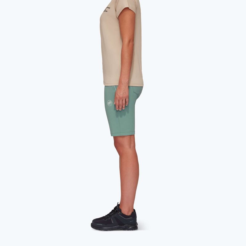 Pantaloncini da trekking da donna Mammut Runbold dark jade 4