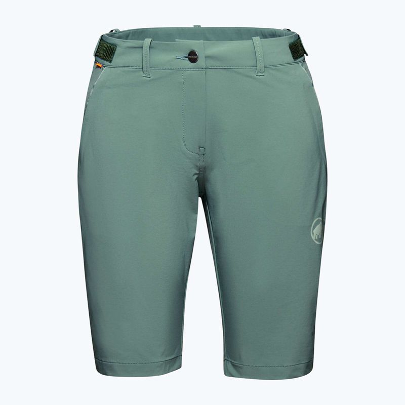 Pantaloncini da trekking da donna Mammut Runbold dark jade 7