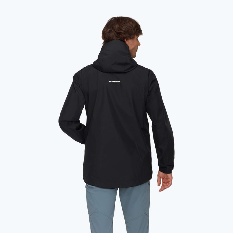 Giacca impermeabile da uomo Mammut Treeline HS Hooded black 2