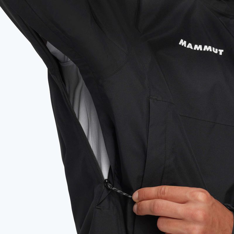 Giacca impermeabile da uomo Mammut Treeline HS Hooded black 6