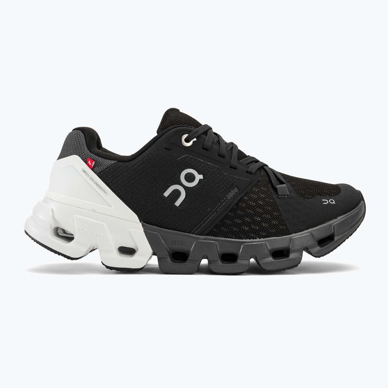 Scarpe da corsa On Cloudflyer 4 bianco/nero delle donne 2