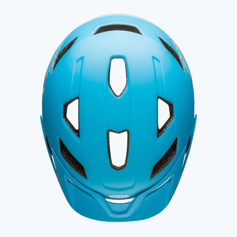 Bell Sidetrack Integrated MIPS Jr casco da bici per bambini azzurro opaco/capello 4