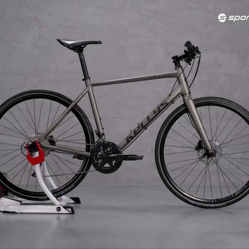 Elite Qubo Fluid Trainer a rulli elastici grigio EL0121006 6