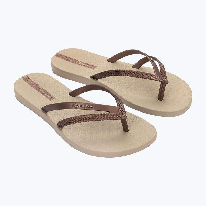Infradito Ipanema Bossa beige/rame da donna 8