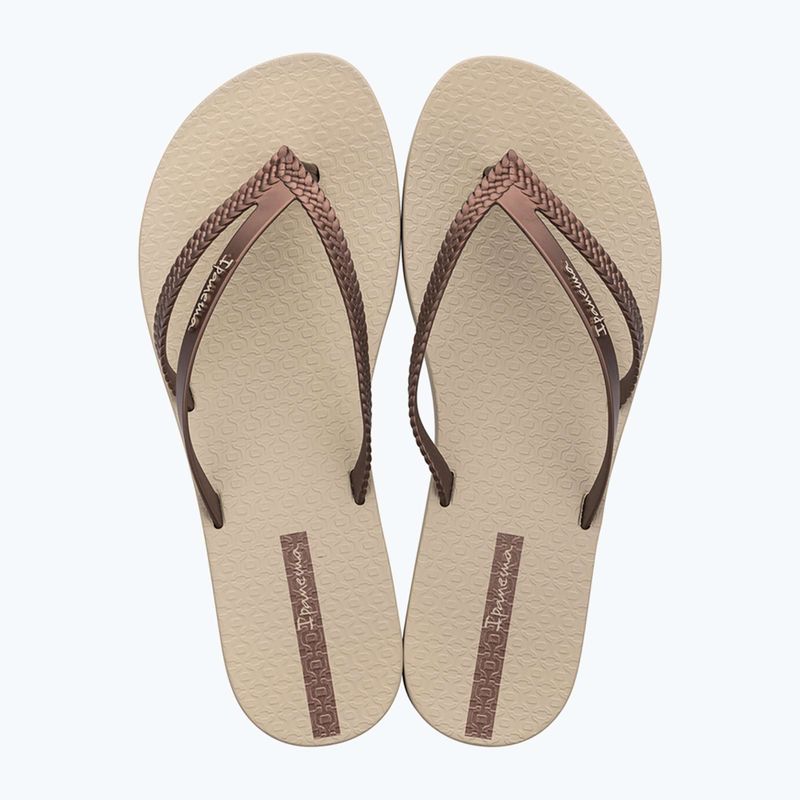 Infradito Ipanema Bossa beige/rame da donna 9