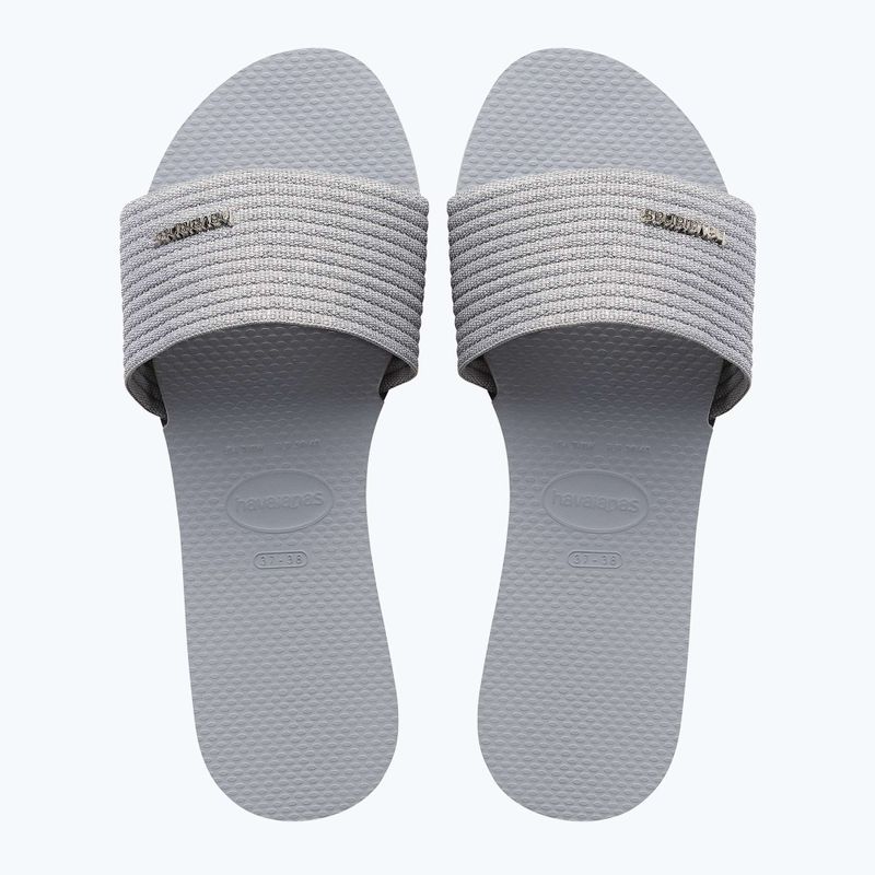Ciabatte donna Havaianas You Malta Metallic grigio ghiaccio 10