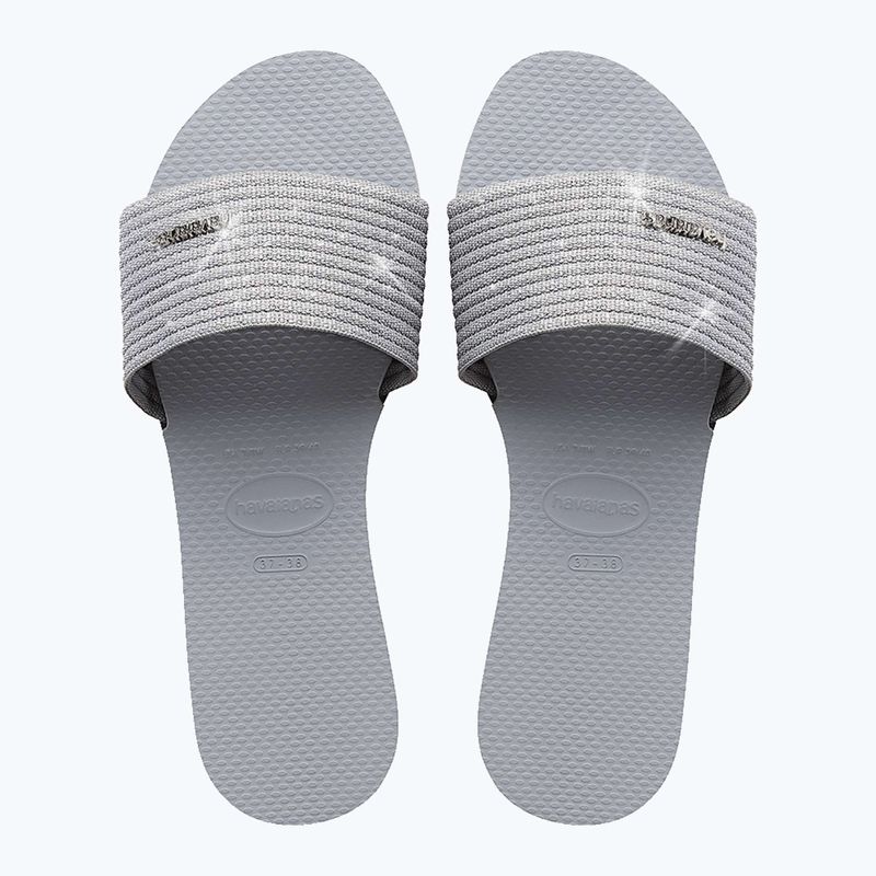 Ciabatte donna Havaianas You Malta Metallic grigio ghiaccio 11