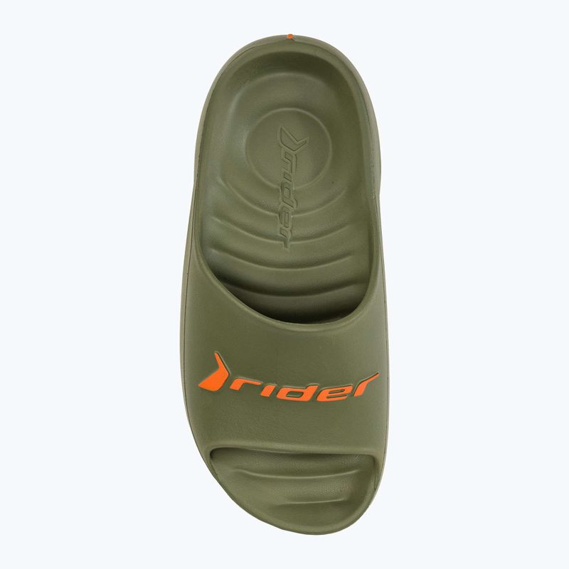 Ciabatte da uomo RIDER Rzero Slide verde/arancio 5