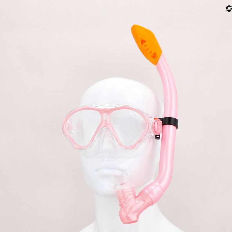 Set da snorkeling per bambini AQUASTIC MSK-01R rosa 15