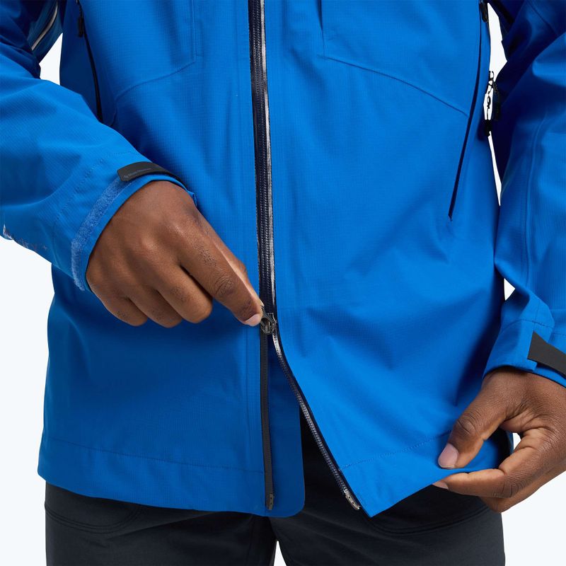Giacca da pioggia Black Diamond Highline Stretch Shell da uomo blu drifter 8
