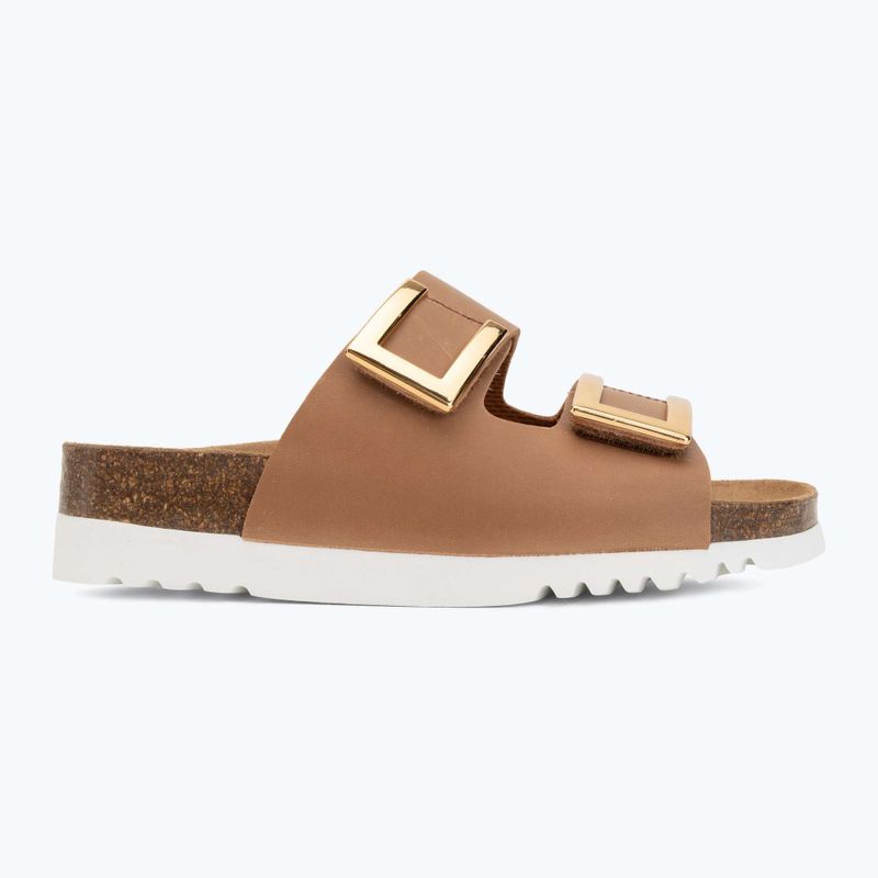 Ciabatte da donna Scholl Montery 2 Straps Ad Med cognac 2