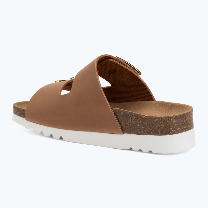 Ciabatte da donna Scholl Montery 2 Straps Ad Med cognac 3