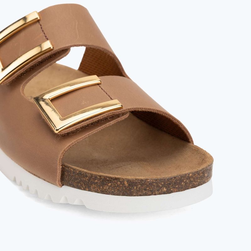 Ciabatte da donna Scholl Montery 2 Straps Ad Med cognac 7