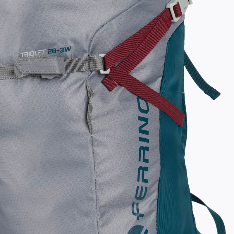 Zaino da arrampicata donna Ferrino Triolet Lady 28 + 3 l grigio 4