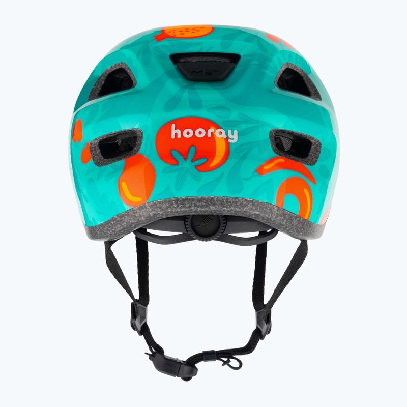 Casco da bicicletta per bambini MET Hooray verde frutta lucido 2