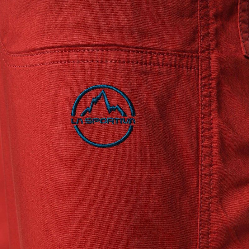Pantaloncini da arrampicata La Sportiva da uomo Bleauser zafferano kale 3