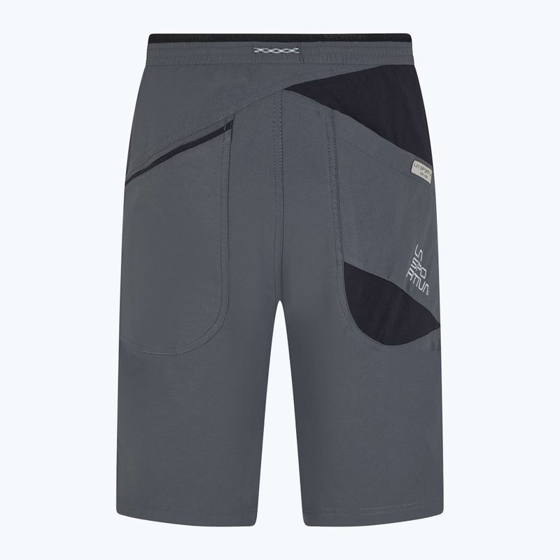Pantaloncini da arrampicata La Sportiva da uomo Belay carbon black 6