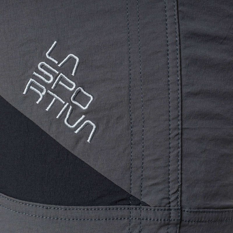 Pantaloncini da arrampicata La Sportiva da uomo Belay carbon black 4