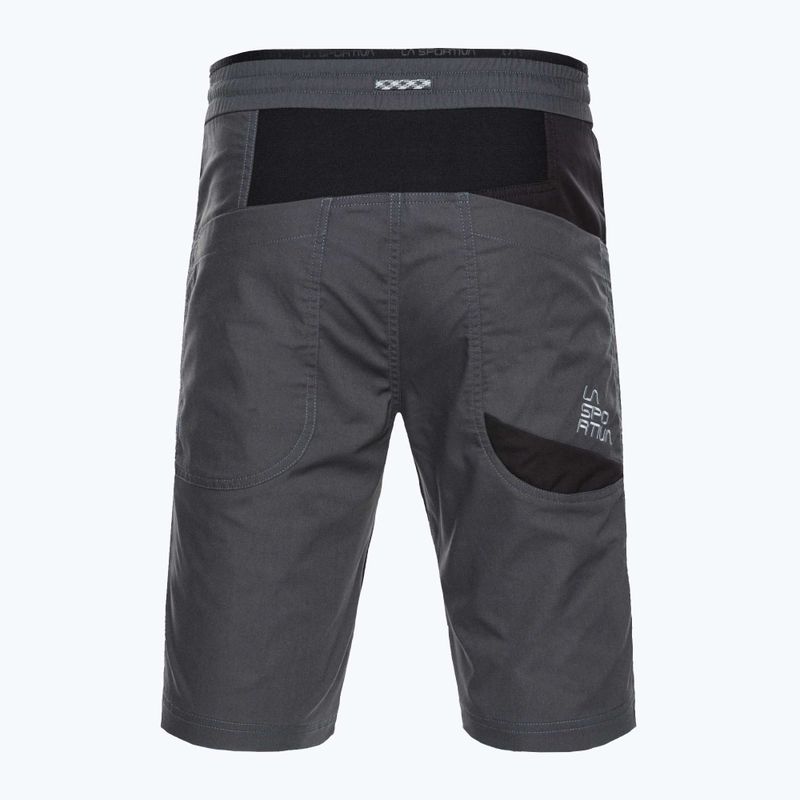 Pantaloncini da arrampicata La Sportiva da uomo Ecstatic carbon black 2