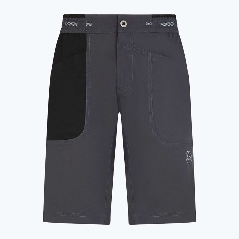 Pantaloncini da arrampicata La Sportiva da uomo Ecstatic carbon black 5