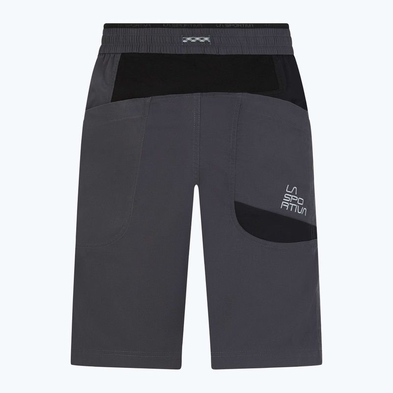 Pantaloncini da arrampicata La Sportiva da uomo Ecstatic carbon black 6