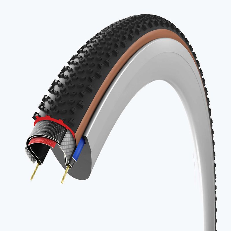 Pneumatico per bicicletta Vittoria Terreno T60 G2.0 TLR Gravel Endurance black/brown 4