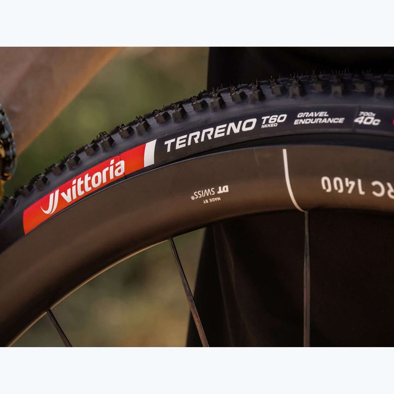 Pneumatico per bicicletta Vittoria Terreno T60 G2.0 TLR Gravel Endurance black/brown 6