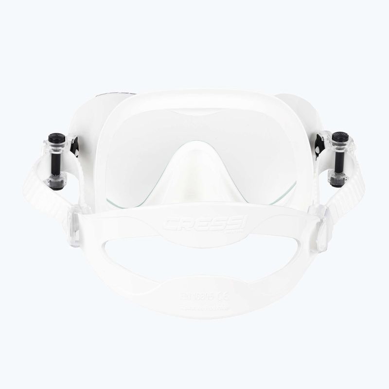 Maschera subacquea Cressi F1 bianca 4