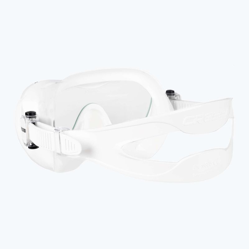 Maschera subacquea Cressi F1 bianca 5