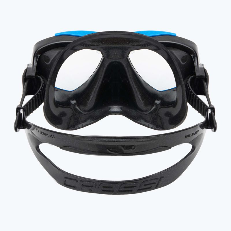Set da immersione Cressi Perla + Messico nero/blu 5