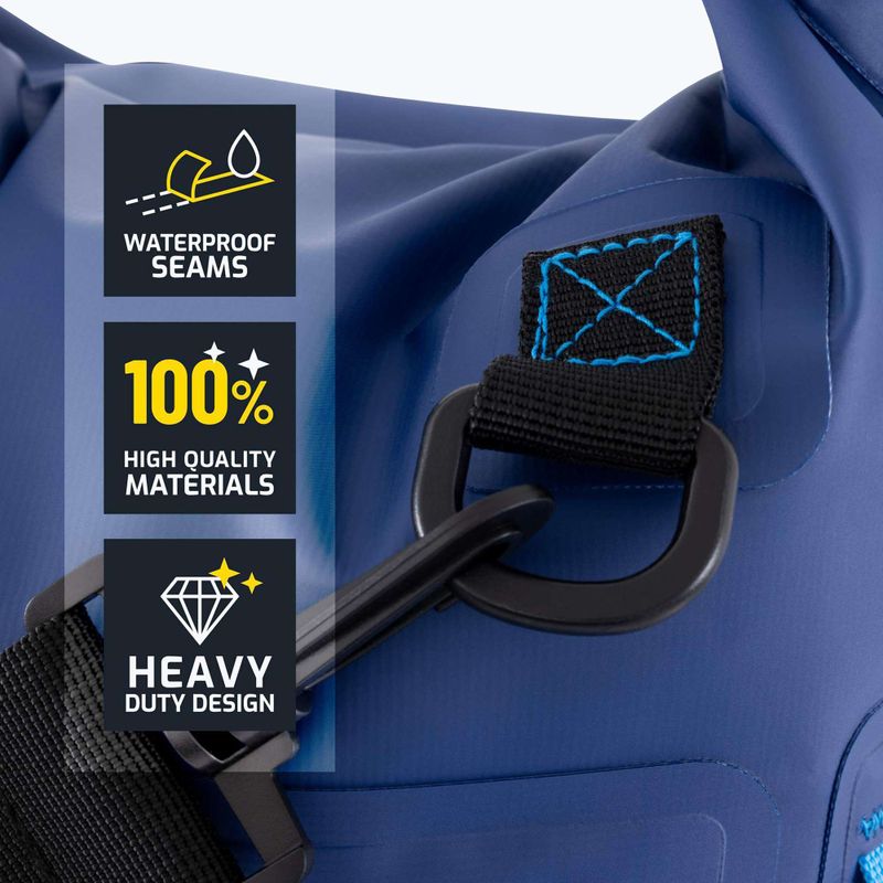 Sacca impermeabile Cressi Ocelot Dry Bag 10 l blue/light blue 5