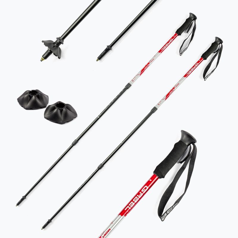 Bastoncini da trekking GABEL Mont Blanc rosso 7009430700000 6