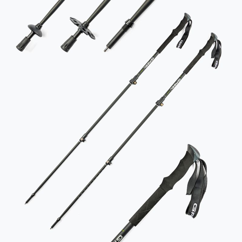 Bastoncini da trekking GABEL Vertigo F.L. nero 7008412910000 7