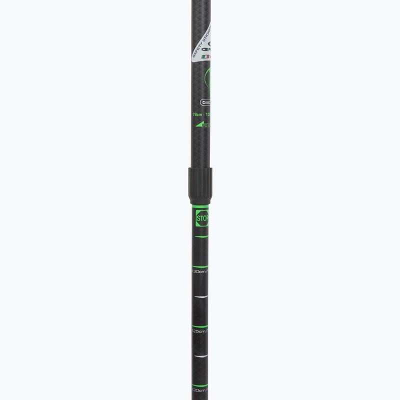 Bastoncini da nordic walking GABEL Carbon XT 2S 80 F.L. black/lime 4