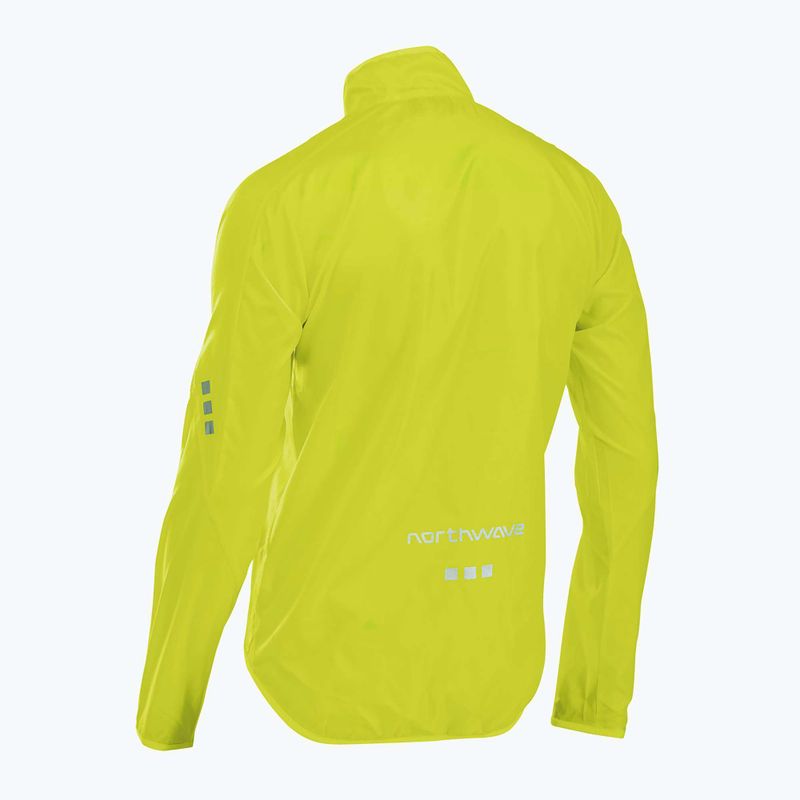 Giacca da ciclismo da uomo Northwave Vortex 2 giallo fluo 2